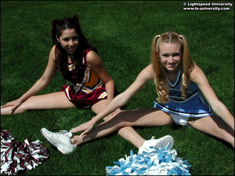 Horny cheerleader lesbians