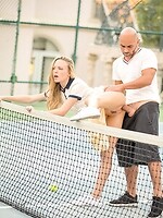 Aubrey Star - Tennis Student Gets Anal Lesson