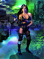 Hot hottie in sexy costume