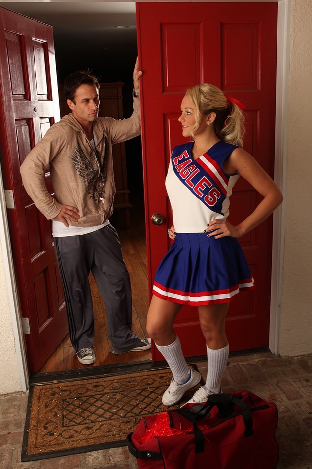 Horny cheerleader