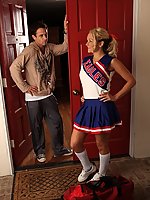 Horny cheerleader