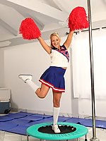 Cheerleader fuck busty