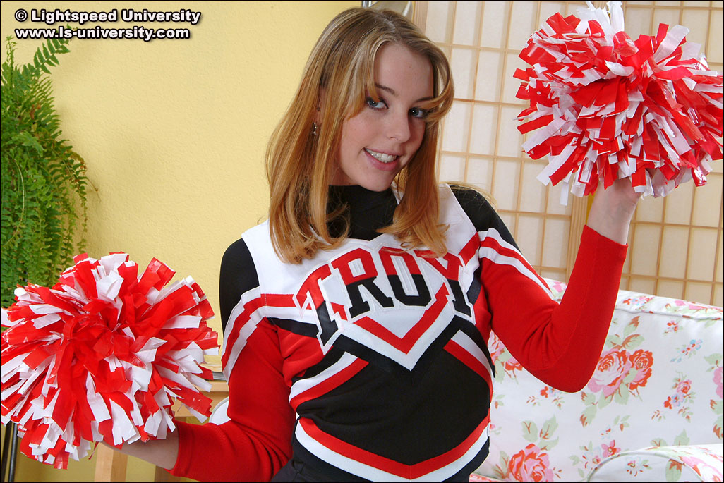 Horny teen cheerleaders